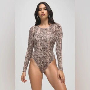 Good American Good Body BOA Bodysuit, Size 2